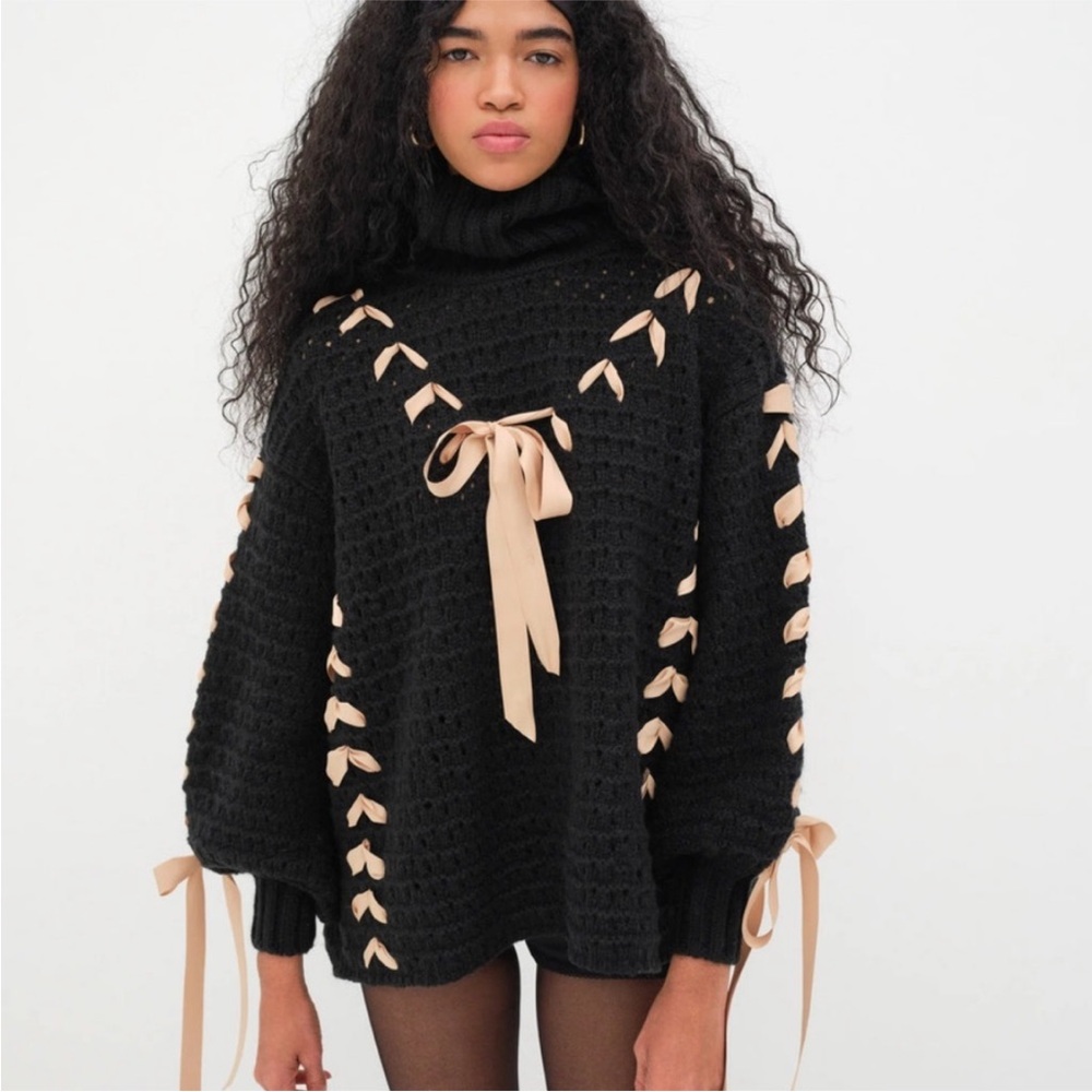 For love and lemons liberty bow sweater